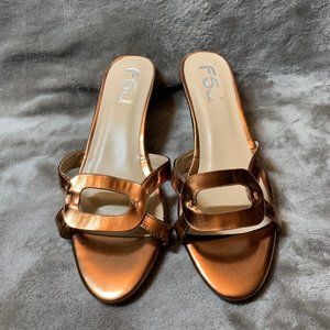 Open Toe Kitten Heels Mules